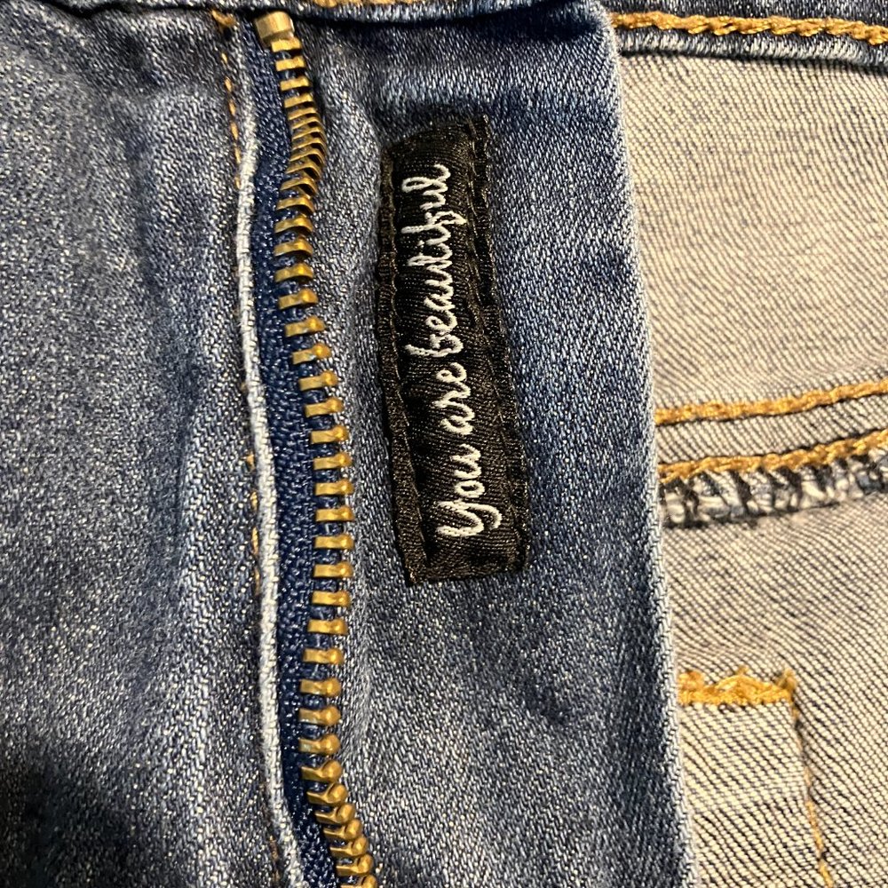 ****No Longer Available**** Dollhouse Dylan Distressed Jeans Shorts - Picture 9 of 14